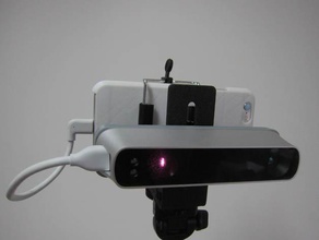 structure sensor tripod mount camera iphone6 3d print model - Mito3D