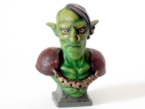 goblin bust creatures creature dungeons dragons fantasy 3d print model - Mito3D