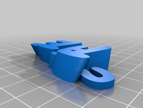 meine angepasste iamburny tate - Organisation kundengebundene 3d print model - Mito3D
