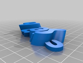 özelleştirilmiş iamburny benim metin - isim Anahtarlık keyfob steph organizasyon 3d print model - Mito3D