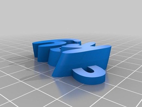 kt organización personalizado 3d print model - Mito3D