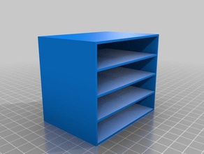 drawers containers customized 3d print model - Mito3D