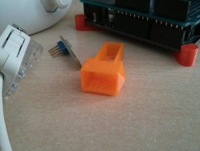 wii nunchuck breakout connector electronics adapter arduino 3d print model - Mito3D