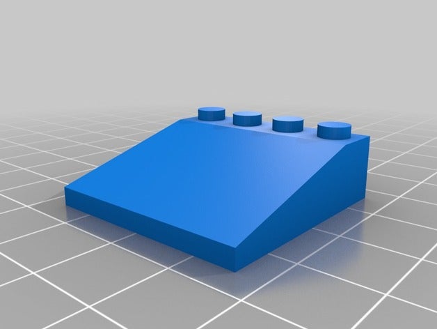 lego roof brick construction toys customized 3D print model - Mito3D