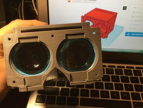 iphone 6+ vr fone de ouvido jogos vídeo surpreendente caso 6 plus realidade o virtual aw 3d print model - Mito3D