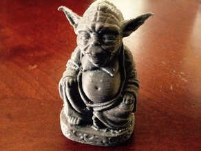 riparato yodabuddha sculture il buddha yoda 3d print model - Mito3D