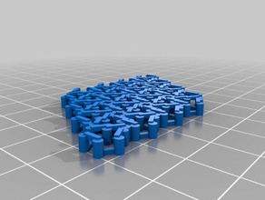 meine angepasste kurvige hex Kettenhemd Mathe-Kunst kundengebundene 3d print model - Mito3D