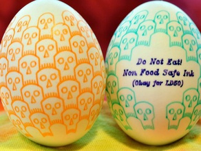 ovo de rótulos advertência outros eggbot 3d print model - Mito3D