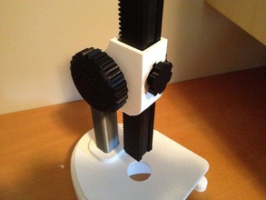 stampabile microscopio blocco della messa a fuoco di aggiornamento apprendimento La stampa 3d biologia ingegneria completamente laboratorio microscopia l'ottica scienza strumenti 3d print model - Mito3D