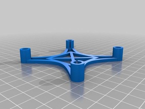 my customized hyperbolic micro brushed quadcopter frame r c vehicles 3d print model - Mito3D