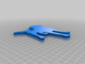 köpek Anahtarlık özelleştirilmiş 3d print model - Mito3D