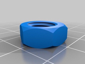 m10 course real nut parts customized 3d print model - Mito3D