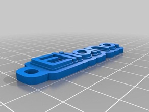 eliana keyring organization customized 3d print model - Mito3D