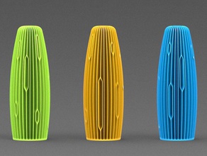 cactus vase decor decoration home 3d print model - Mito3D