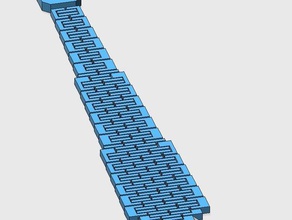 maker kravat aksesuarlar chainmail serin moda parti 3d print model - Mito3D
