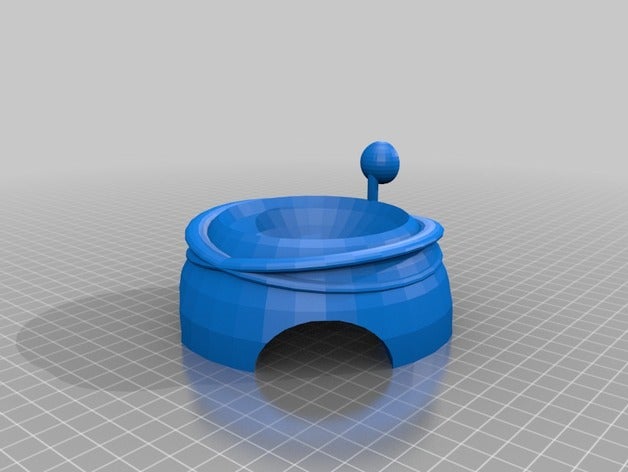 small sat cat bowl 3d printing dog 3D print model - Mito3D
