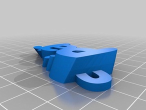 nombre 3d - pilar organization customized 3d print model - Mito3D