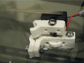 verstellbare z-stop huxley 3d Drucker Teile reprap 3d print model - Mito3D