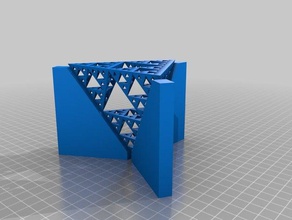 meine angepasste sierpinski-tetrix Mathe-Kunst kundengebundene 3d print model - Mito3D