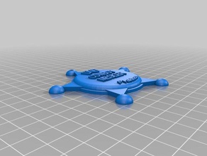 dnb sheriff badge more v2-4 props customized 3d print model - Mito3D