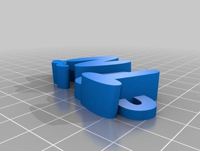 nombre en 3d organización personalizado 3d print model - Mito3D