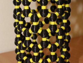 nanotubo de carbono aprendizagem 3d print model - Mito3D