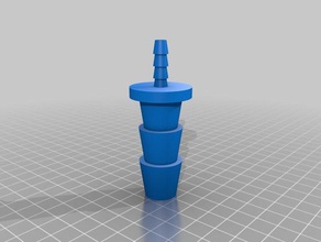 3 4 1 hose adaptor outdoor & garden customized 3d print model - Mito3D