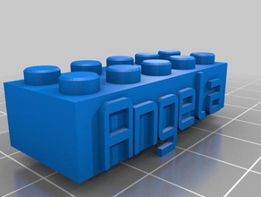 angela lego construction toys customized 3d print model - Mito3D
