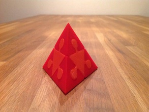 Puzzle Pyramide Rätsel 3d print model - Mito3D