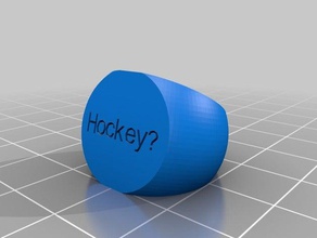 hockey ring rings customized 3d print model - Mito3D