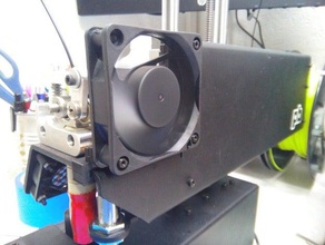 la base del ventilador de 60mm printrbot 1403 simple metal La impresión en 3d 3d print model - Mito3D
