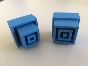 cube 3d printing tests 3d print model - Mito3D