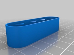 4xaa caso da bateria superior recipientes personalizado 3d print model - Mito3D