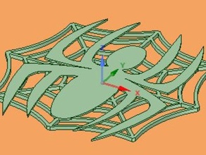 spider man logo segni e loghi 3d print model - Mito3D