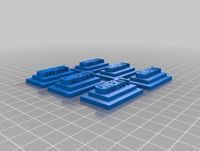la mecanografía de toque distintivo La impresión en 3d 3d print model - Mito3D