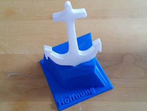 hoffnungsanker âncora de esperança esculturas anker hoffnung a 3d print model - Mito3D