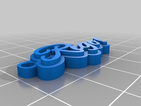 llavero antonio organización personalizado 3d print model - Mito3D