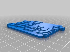 eatsleep organizasyon özelleştirilmiş 3d print model - Mito3D