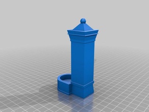 drinking fountain buildings & structures 3d print model - Mito3D