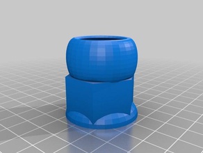 goofy looking one ounce cup food & drink 3d print model - Mito3D