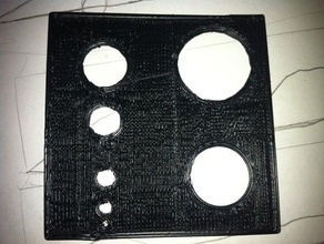 Kalibrierung der Platte andere 20mm Abmessungen skeinforge 3d print model - Mito3D