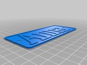 anna decoración personalizado 3d print model - Mito3D