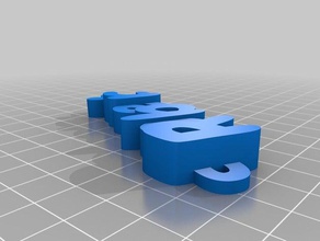 robert Anahtarlık organizasyon özelleştirilmiş 3d print model - Mito3D