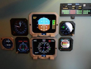 md-80 framing gauges flight simulator md80 3d print model - Mito3D