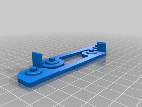 einfache spool-Halter clippers filament-Spule filament spool holder spool-roller 3d print model - Mito3D