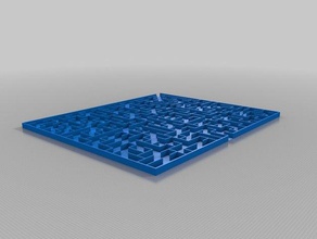 my customized a-maze-ing maze 2 puzzles 3d print model - Mito3D