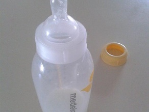 medela Flasche Brustwarze ring Küche und Esszimmer baby baby-Flasche Nippel - Ersatz 3d print model - Mito3D