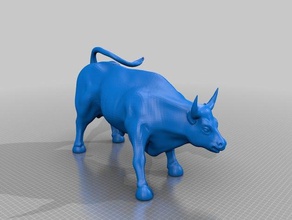 toro de wall street las esculturas bull la vaca 3d print model - Mito3D