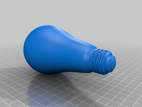 ge lighting a21 30 70 100w bulb 3d printer parts lightbulb 3d print model - Mito3D
