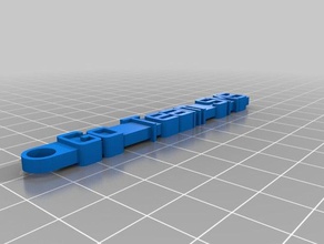 go team sms keychain organization customized 3d print model - Mito3D